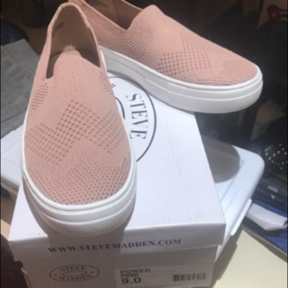 Steve Madden Pink Slip Ons